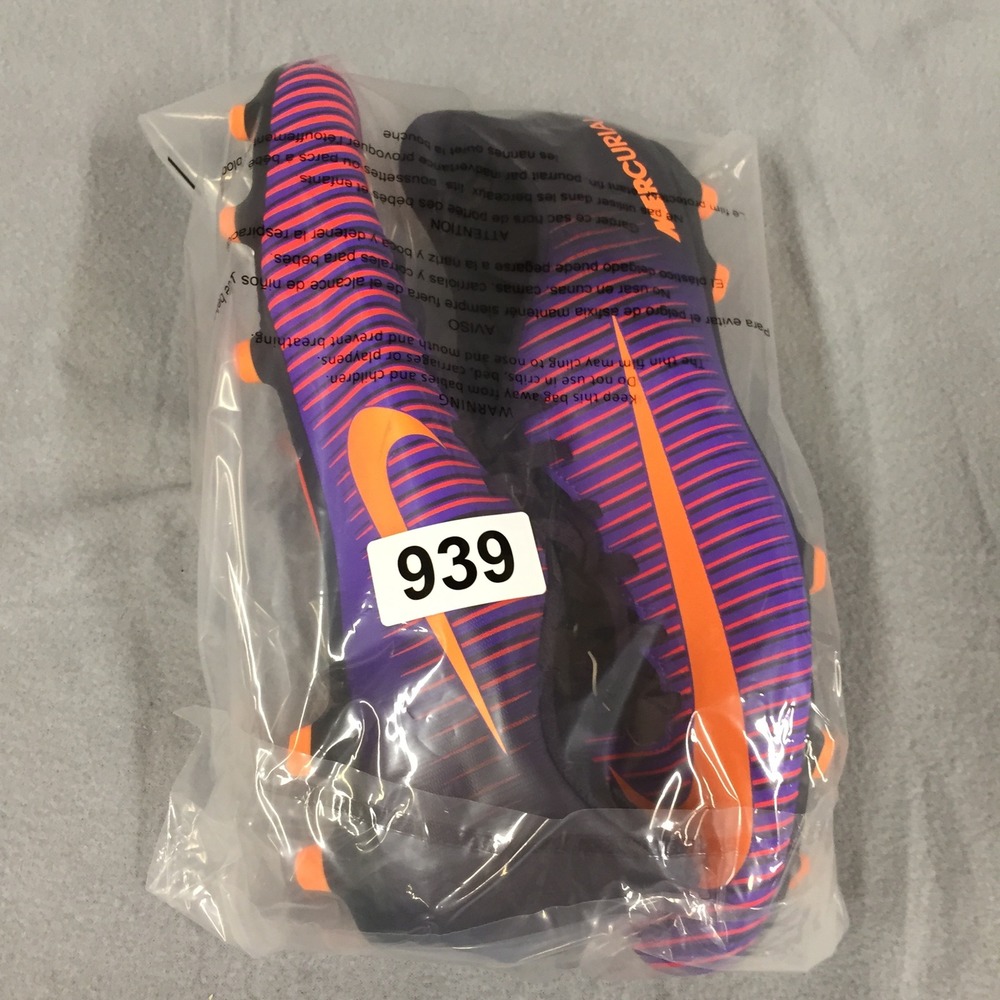 Nike Mercurial Victory VI FG Purple Orange Soccer Cleats 831959-585 Mens 11.5 - Picture 9 of 9